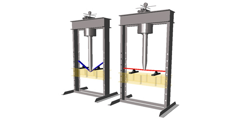 MapleSim Model Gallery: Hydraulic Press with Regenerative Circuit