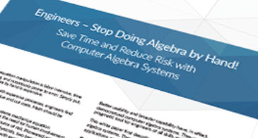 Stop Doing Algebra by Hand Whitepaper