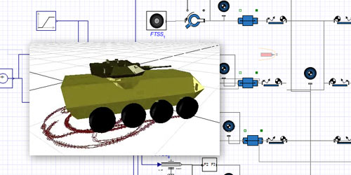 Tank with Skid Steering