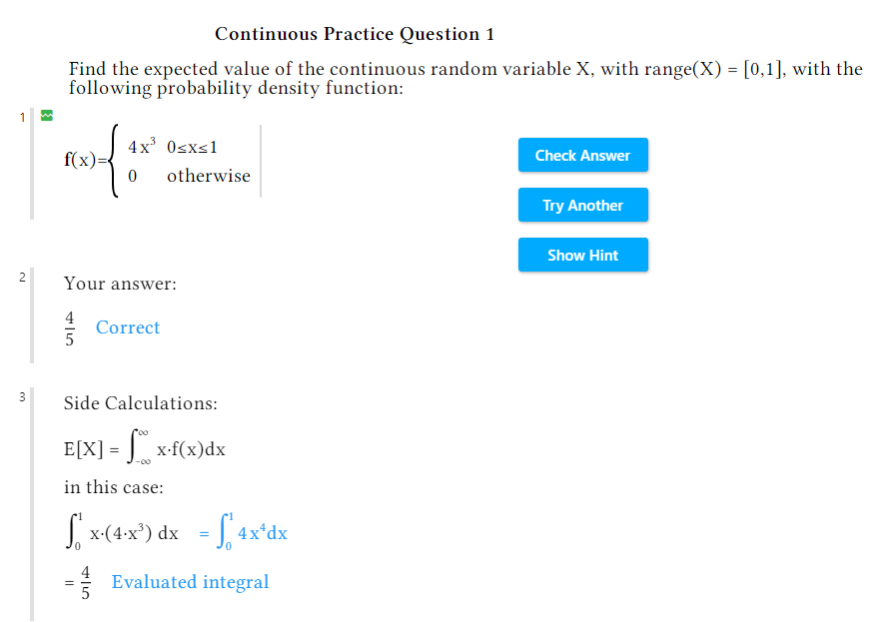 Example: Expected Value