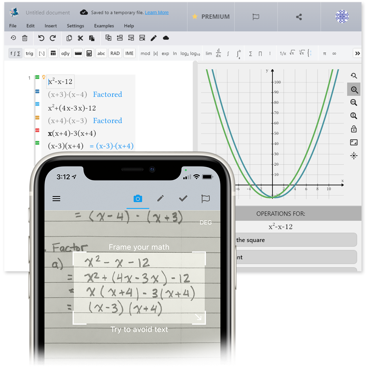 Validate handwritten solutions in Maple Learn